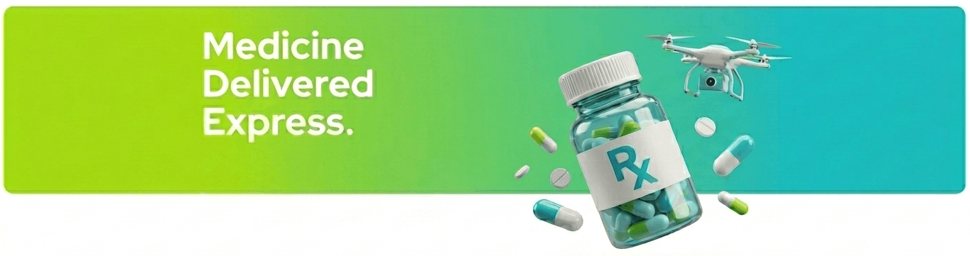 RXpress medicine delivery banner